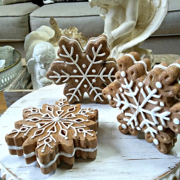 NEW! SET/3 YUMMY Gingerbread BAKERY COOKIES DECOR - Picture 4 of 4